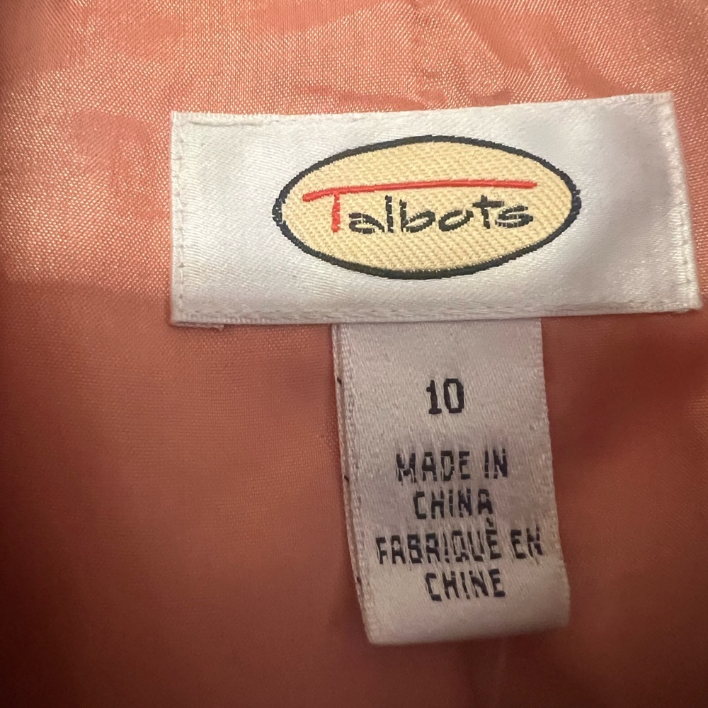 Talbots Vibrant Orange Pantsuit - Picture 3 of 13